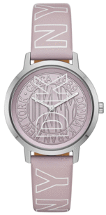 Dámske hodinky DKNY NY2820 ružové kožené