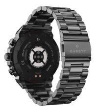Pánske smart hodinky Garett Atom Black Steel