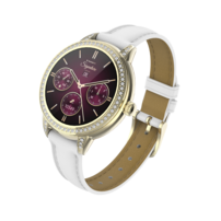 Dámske Smart hodinky Garett Stella - Gold Mesh