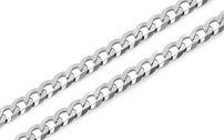 Náramok strieborný - Pancier PD 120 šírka 4,5 mm