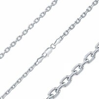 Retiazka strieborná - Anker, šírka 1,2 mm